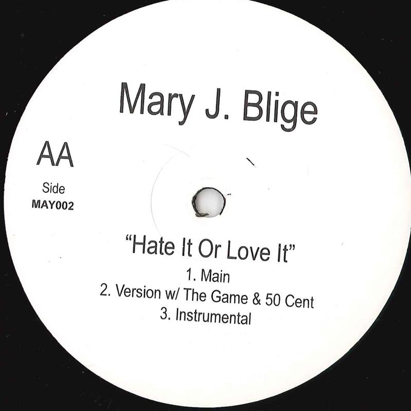 12-дюймовая пластинка MARY J BLIGE - Hate It Or Love It MAY002 НЕ НА ЛЕЙБЛЕ 2006 Неизвестный Рэп и Хип-хоп/R&B Б/У