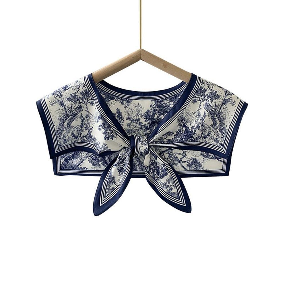 Silk Sunscreen Shawl Sunscreen False Collar Fashion Neckwear Summer