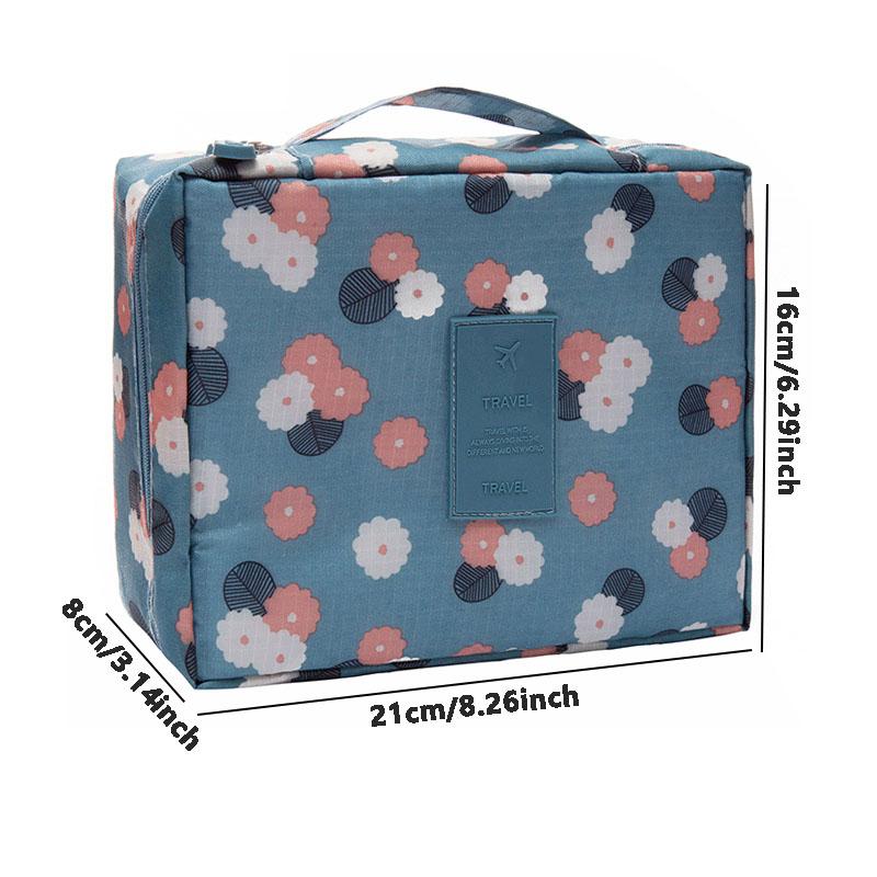 Girls Multifunctional Travel Makeup Bag Waterproof Portable Cosmetic Organizer with Multiple Compartments for Women