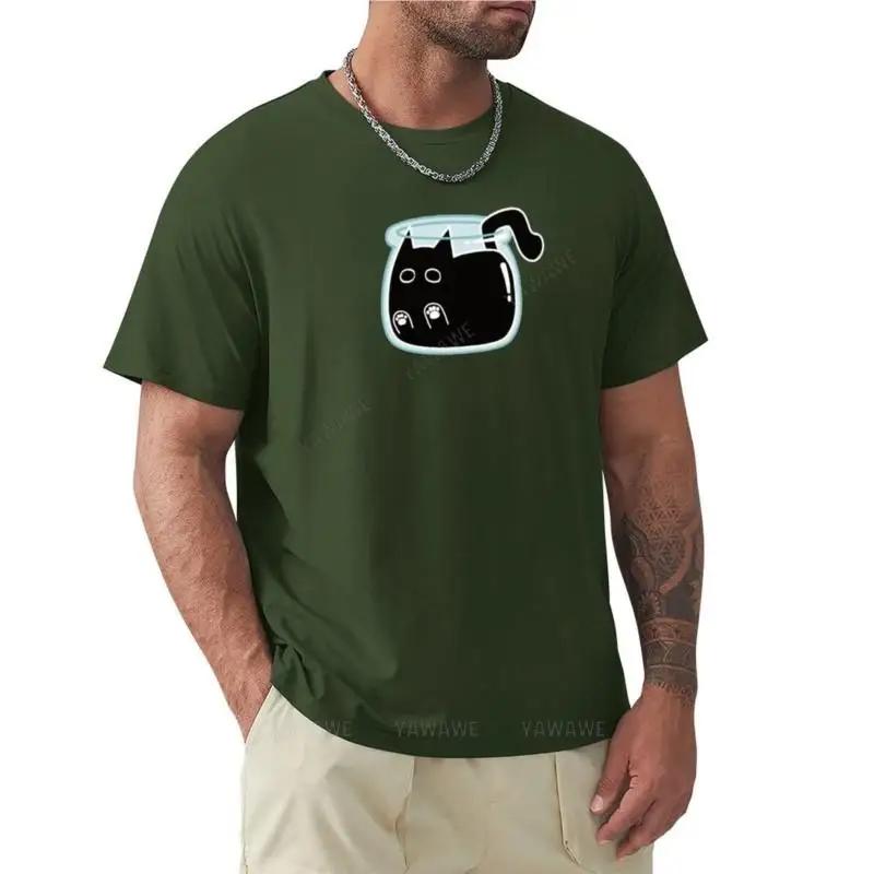 Oversized graphicswearblack t-shirt Cats Are Liquid T-Shirt T-shirt short t-shirts man tees vintage t shirts