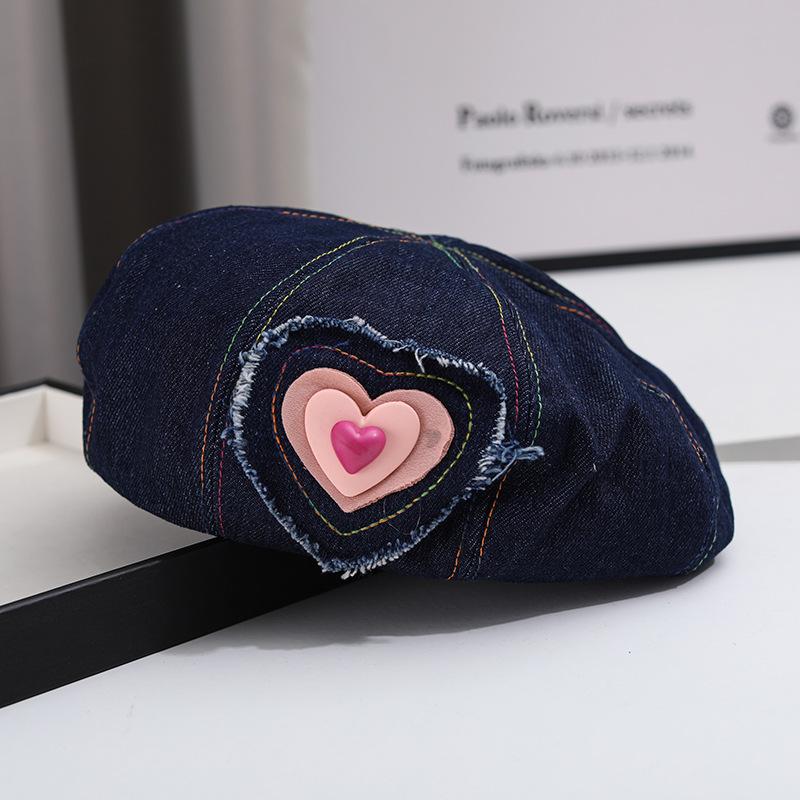 Милая и симпатичная шляпа женская 2024 новый ковбойский берет женский универсальный для лица маленький большой окружности головы восьмиугольная шляпа лето