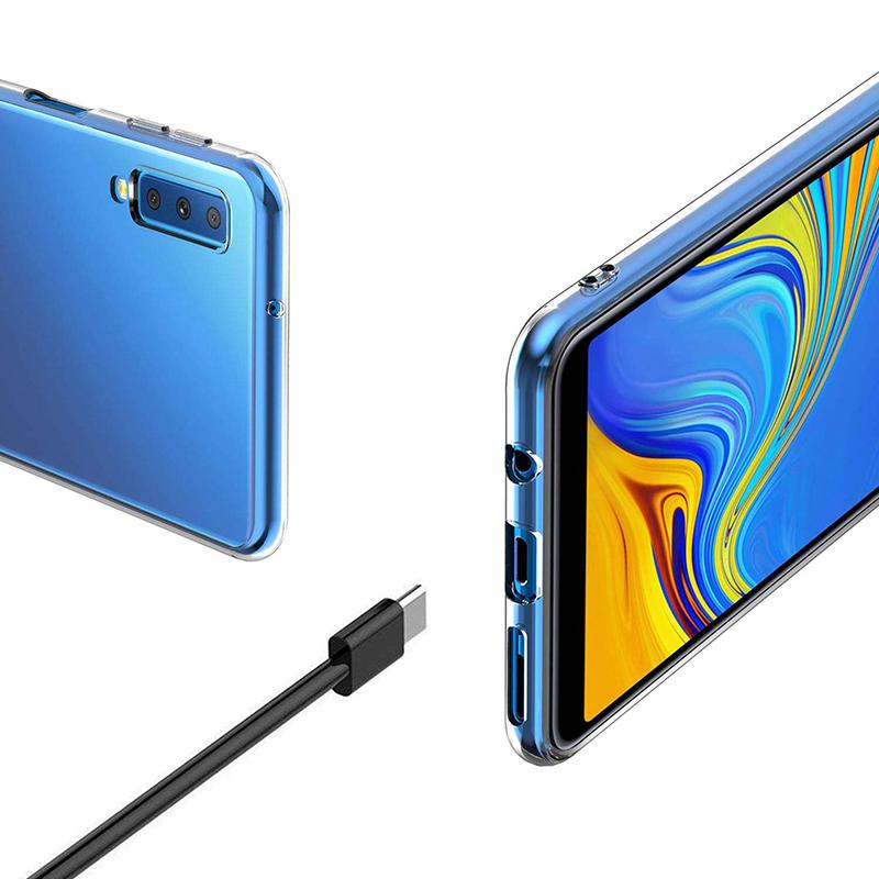 Ультратонкий прозрачный чехол для телефона Samsung Galaxy A7 A9 A8 A6 Plus Силиконовый мягкий чехол Задняя крышка для Samsung A6+ A8+ A750 A9S