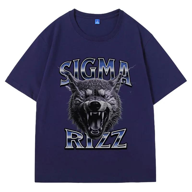 Женская футболка с забавным мемом Sigma Rizz, подарок для эстетики 90-х: Футболка с коротким рукавом в стиле ретро Харадзюку для женского стиля