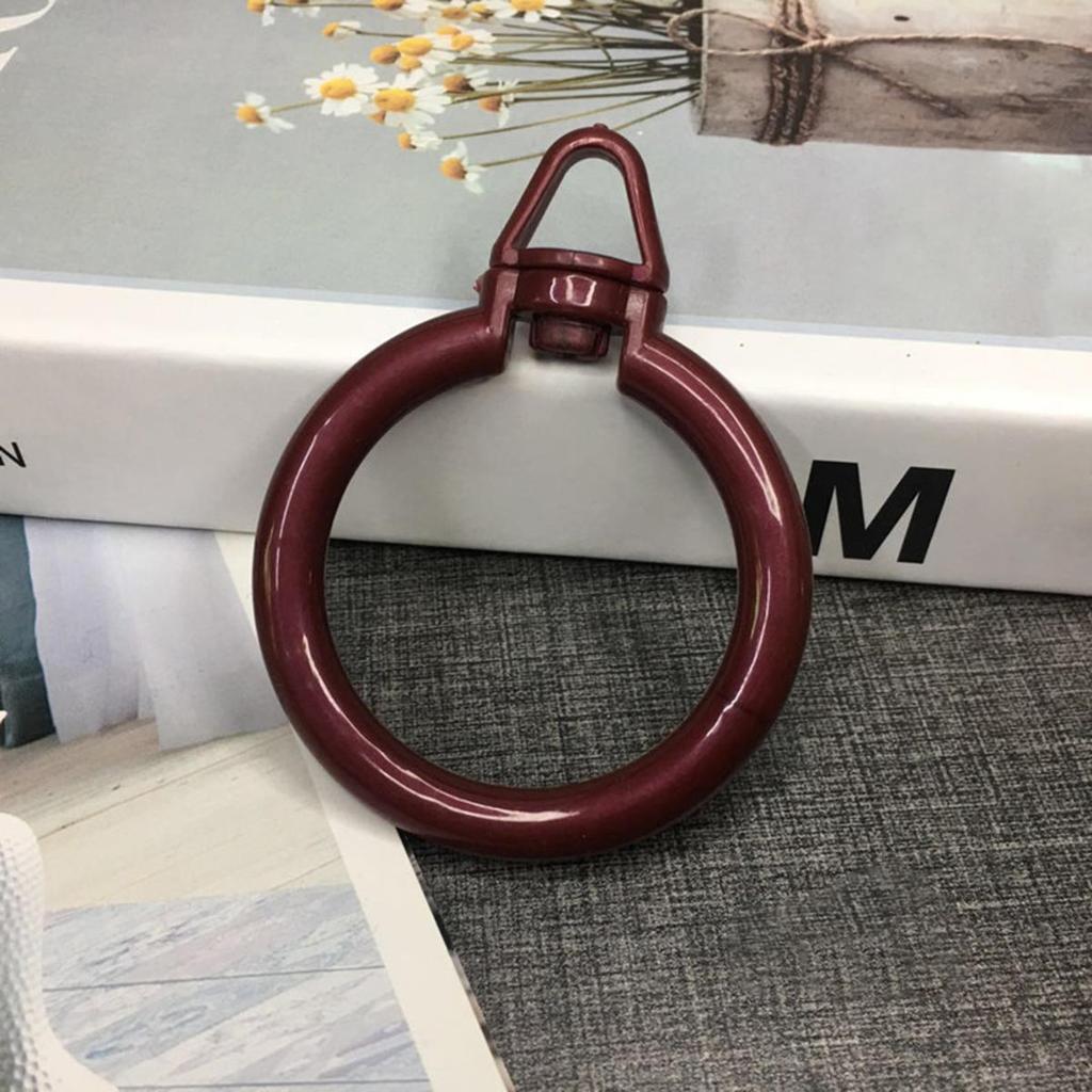 Curtain Hanging Ring Plastic Rod Rings Hooks for Drapes Holder Shower Curtains Drapes Plastic Holder
