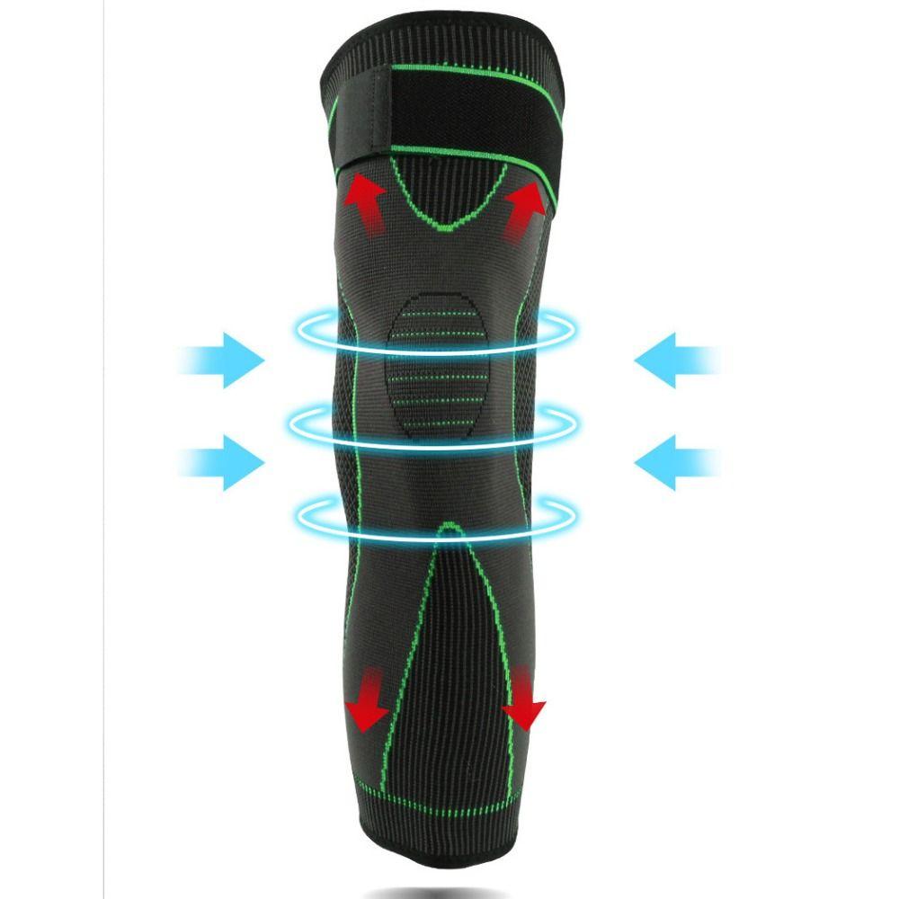 Knee Protector Lengthen Elastic Knee Pads Compression Knee Pads Knee Support Long Kneepad Brace