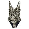 Womens/Ladies Sakari Leopard Print Tummy Control One Piece Swimsuit