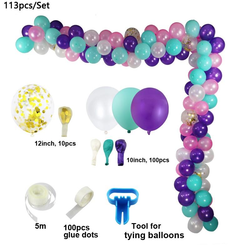 Baby Shower Decorations Macaron White Pink Blue Gold Balloon Arch Kit Wedding Birthday Boy Or Girl Gender Reveal Party