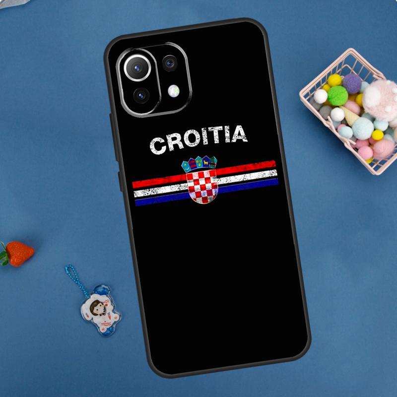 Croatia Flag Coat of Arms Case For Xiaomi 14 13 15 Ultra 11T 12T 13T 14T Pro POCO X7 Pro X3 X5 F5 F6 M6 X6 Pro Cover