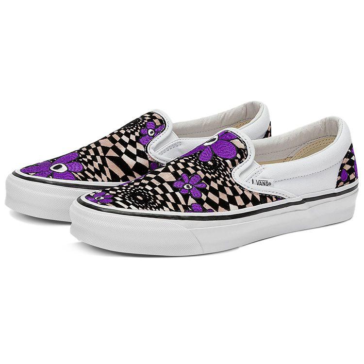 Perks and Mini x Vans OG Classic Slip-On LX Heliotrope Унисекс Кроссовки Коричневый Настоящий Белый VN0A32QNBF2