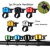 Metal Rings Aluminum Alloy Cycling Bicycle Handlebar Safety Bike Bell Metal Ring Horn Sound Alarm
