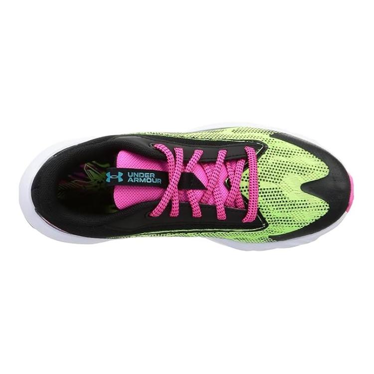 Under Armour Scramjet 4 Wild GS Black Quirky Lime Kids Sneakers 3024994-001