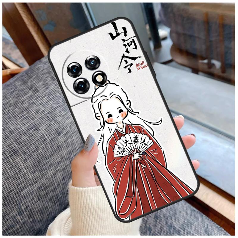 СЛОВО ЧЕСТИ Shan He Ling мультяшный Чехол Для OnePlus 13R 13T 12R 10R 10T 15 13 12 11 10 9 Pro Nord 5 CE 2 3 4 Lite N20 N30 Чехол