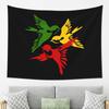 Kawaii Three Little Birds Reggae  Tapestry Wall Hanging Aesthetic Home Decor Tapestries for Living Room Bedroom