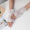 Sweet Lace Hollow Out Fake Cuff Detachable Shirt Sweater Stretchy Decorative Sleeves Wrist Accessories For Party
