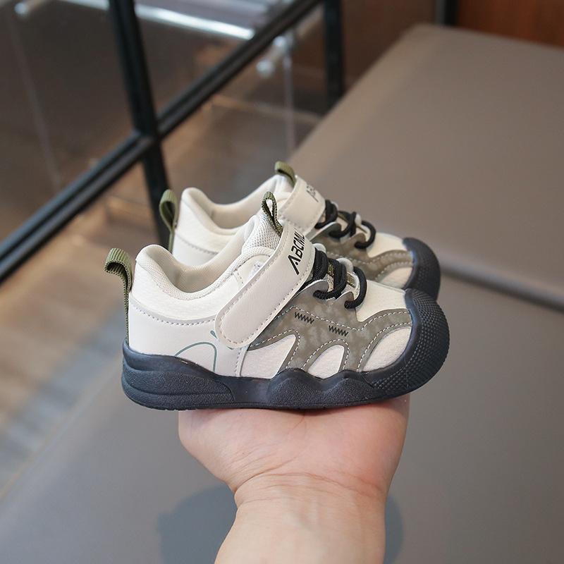 2025 Spring and Autumn New Baby Soft-soled Non-slip Toddler Shoes 0-3 Year Old Boy Baby Casual Shoes Girls Fashion Trend