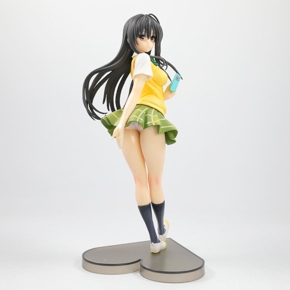 Аниме To LOVEru Котегава Юи Фигурка Школьная форма Платье Стоящая модель Игрушка Подарок ПВХ Коллекция Экшн-фигурка