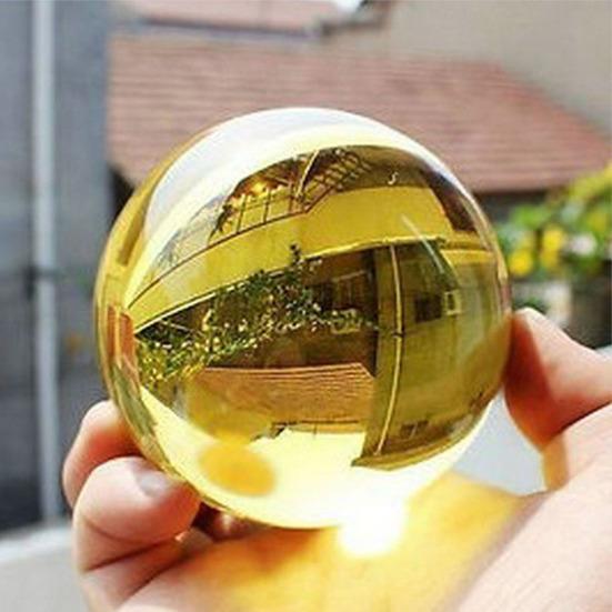 40 мм искусственный цитриновый шар, лечебная сфера, счастливый смысл, украшение для дома в Риме