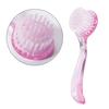 Nail Art UV Gel Powder Dust Clean Remover Brush with Plastic Handle Nail Care Color Random