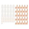 90 Pcs Plasma Cutter Cutting Torch Consumables Electrode Nozzles Cups Kit Porcelain and Copper