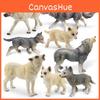 Wolf Animals Wild Pvc Animal Model Toy Wildlife Collectible Desk Gift Ornament