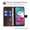 Матовый флип-чехол-кошелек для Moto G50 G30 G10 G20 G31 G41 G22 Nokia C20 C21 C01 Plus Sony Xperia 1 10, чехол из искусственной кожи, кобура, слот для карт, бампер для телефона