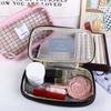 Student Large Capacity Plaid Printed Desktop Storage Bags Stationery Bag Pen Bag Pencil Pouch
