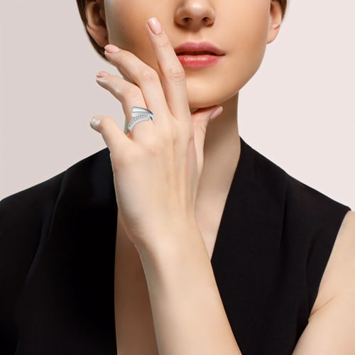 QGJNSGC Infinity Urn Ring, Cremation Ring for Ashes, Stainless Steel, for Women and Men, Human and Pet Ashes Holder, Funeral Keepsake Jewelry (Silver,