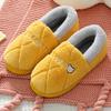 Cute Mushroom Warm Cotton Shoes EVA Sole, Bag Heel Thick Sole Autumn and Winter Indoor Couple Household Comfortable Cotton Slippers