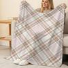 Plaid Flannel Throw Blanket Soft, No Shedding, Warm Cozy Blanket for Home, Halloween & Christmas