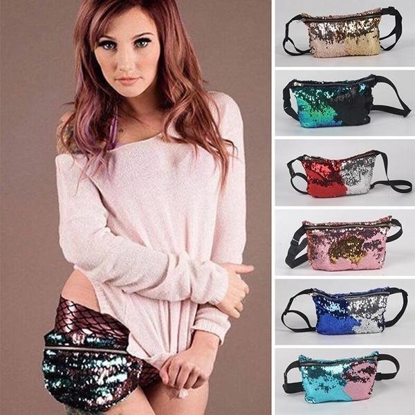 Chic Mermaid Sequin Women's Crossbody Bag With Versatile Design For All Occasions