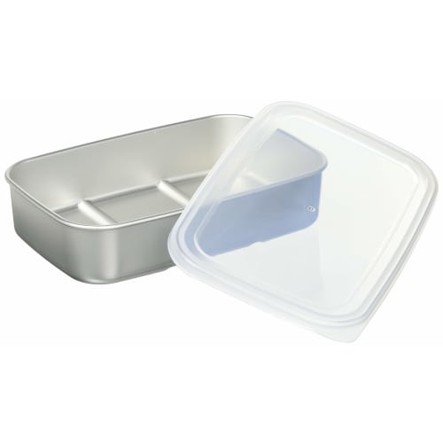 Skater Aluminum Rapid Freezing Storage Container M 840ml Natural Made In Japan AKH3