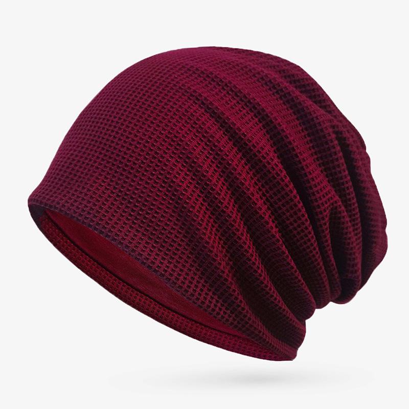 Women's Breathable Thin Cotton Pullover Hat - Spring/Summer Headscarf, Confinement, Sleep, and Outdoor Leisure Cap.