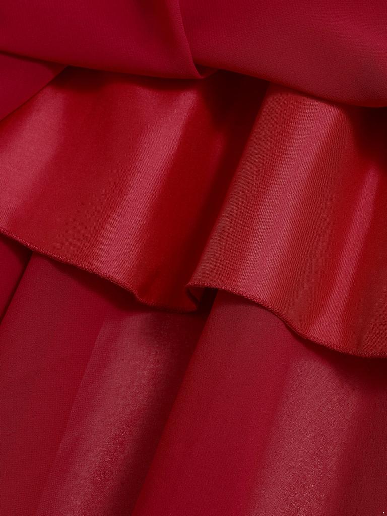 Детское праздничное платье с блестящими стразами для девочек и бисером, без рукавов на одно плечо, шифоновое платье для подружки невесты на свадьбу, вечернее платье для выпускного вечера