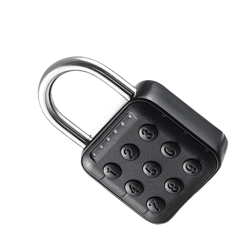 6 Digit Waterproof Code Padlock Combination Lock Keyless Unlock AntiTheft Padlock for School Locker Gym Locker