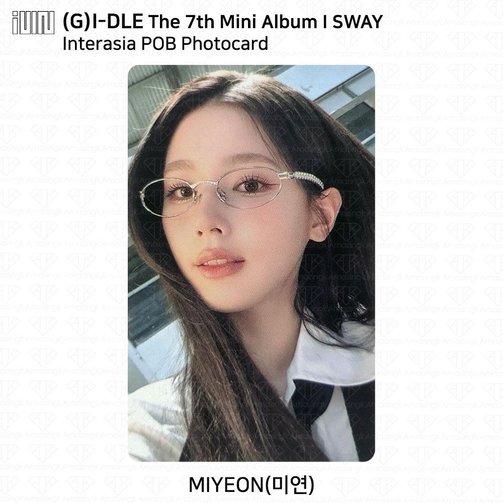 (G)I-DLE G-IDLE 7-й мини-альбом I SWAY POB Фотокарта SW Withmuu KPOP