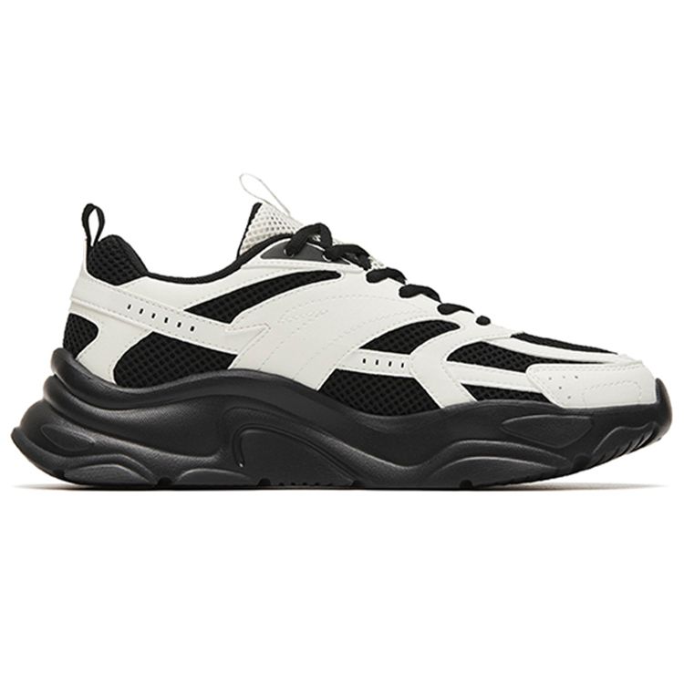 Anta Удобные низкие кроссовки для повседневной носки женские кроссовки черные белые 122258891-3