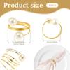 30 шт. Золотые кольца для салфеток из сплава, держатели для салфеток, пряжки, элегантные декоративные кольца для салфеток для столовой, для свадьбы, дня рождения