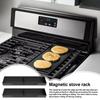 Magnetic Seasoning Rack for Stove Set of 2 Magnetic Silicone Seasoning Organizer Kitchen Storage Organization for Apartment