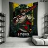 Hades game Wall Hanging Printed Fabric Blanket Decorative Tapestries for Bedroom Living Room Home Decor