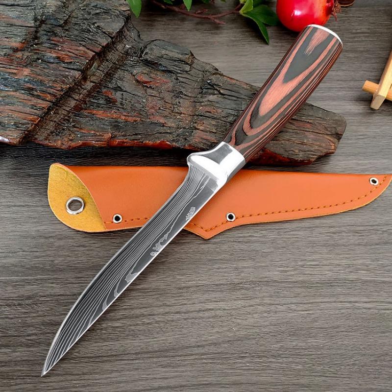 Нож для очистки овощей из нержавеющей стали, нож для резки мяса и рыбы, острый нож для разделки мяса, кухонный нож для обвалки овощей, инструмент для чистки овощей