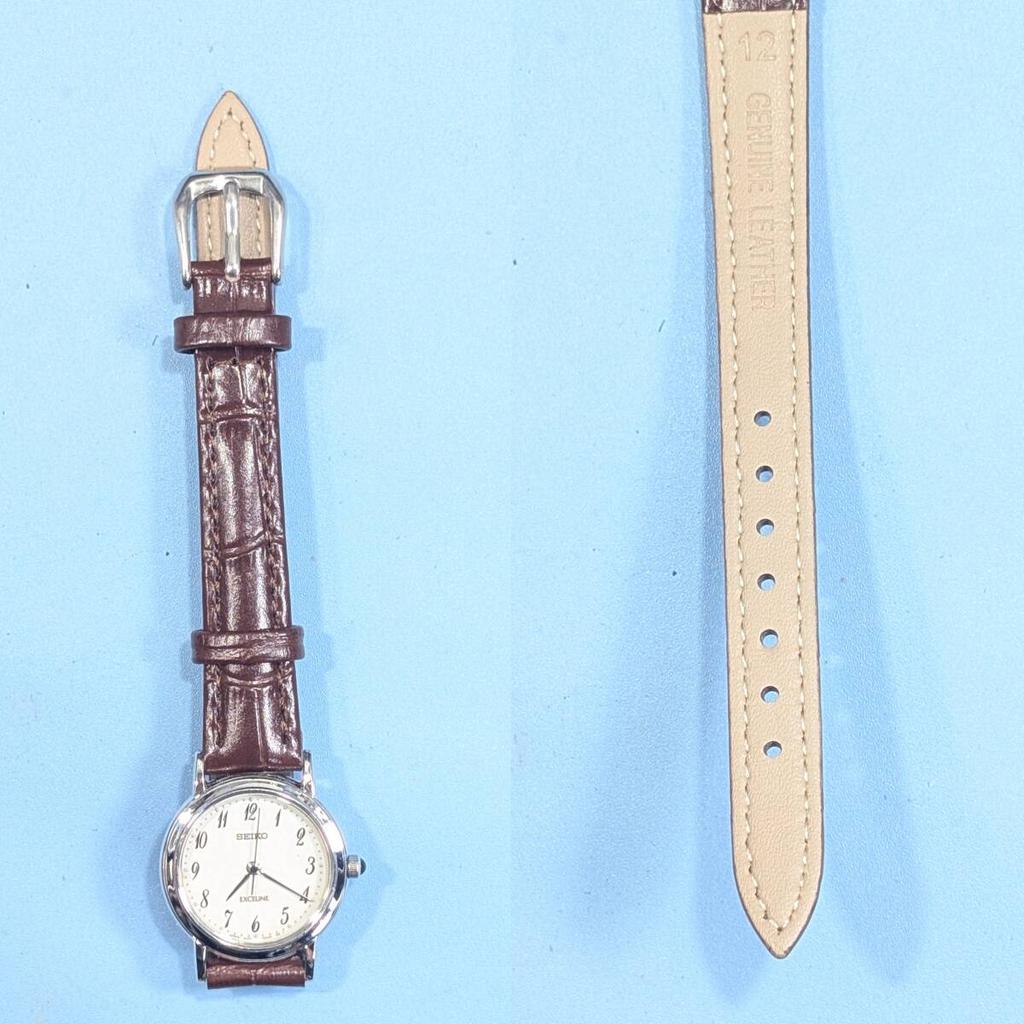 SEIKO Excelline Женские часы на батарейке с ремешком, Заменены, Состояние, O-29