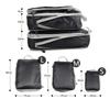 Set/3 Pieces Compressible Packing Travel Storage Bag Foldable Cubes Waterproof Portable Large Capacity Bags Luggage Organizer