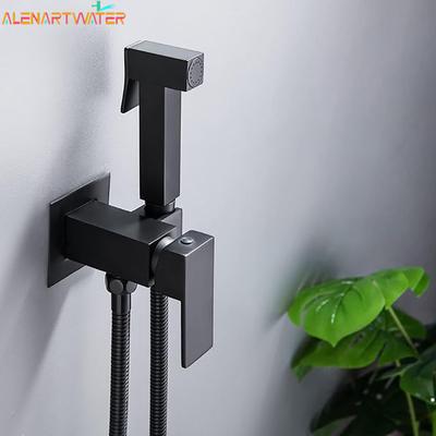 ALENARTWATER Смеситель для биде для ванной комнаты черный душевой смеситель холодной и горячей воды кран лейка для душа смесители для туалета