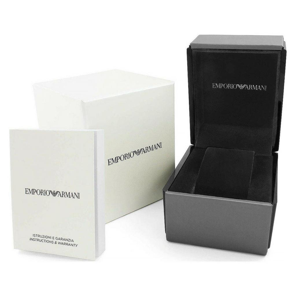 Emporio Armani AR1808 46 Mm Classic Chronograph Black Dial Men's Watch