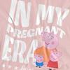 Peppa Pig Unisex Adult Pregnant Era Again Mummy Pig T-Shirt