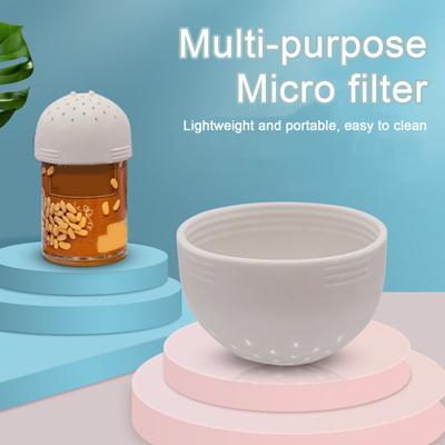 Крышка для фильтра Легкий в использовании Силиконовый Консервный Дуршлаг Экономия места Кухня Маленький Дуршлаг