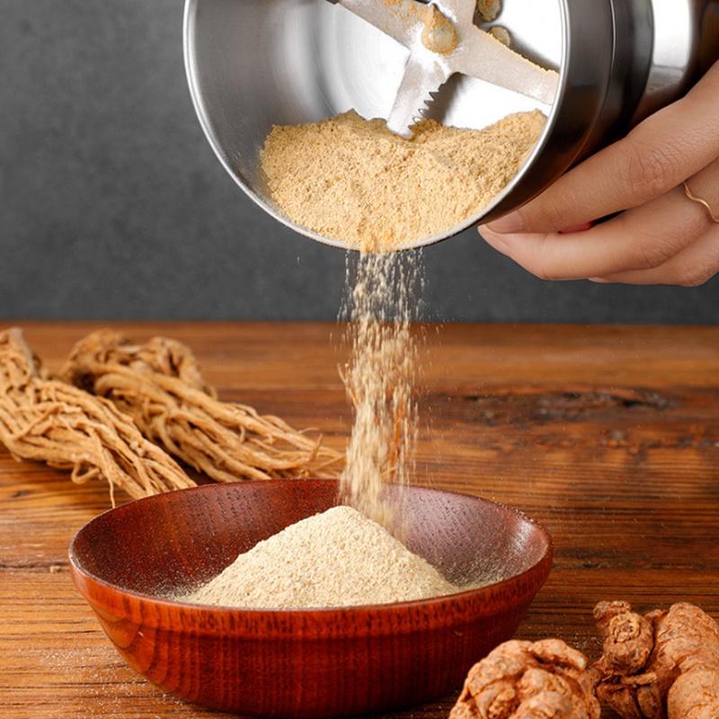 Electric Stainless Steel Coffee Bean Grinder Home Grinding Milling Machine 220V Coffee Beans Grind Kitchen Accessories