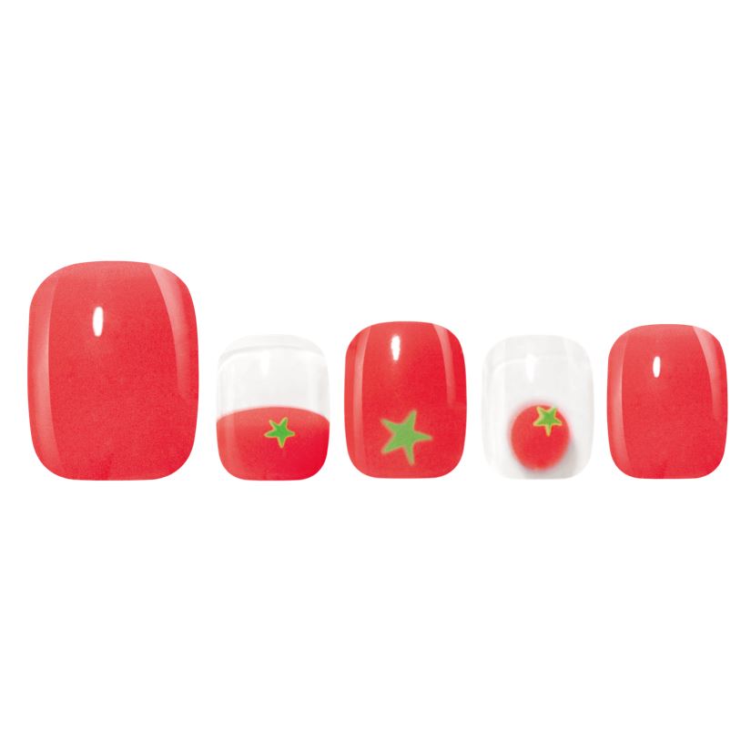 Наклейки для гелевого педикюра Wake Make (Легкая посадка+) 10 видов