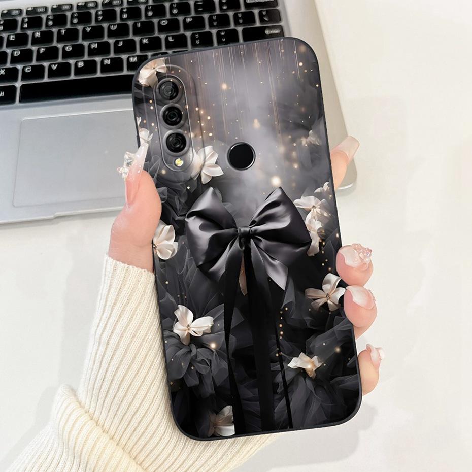 Beautiful Floral Painting Phone Case For Huawei Y6P 2020 / Y7P 2020 Soft Silicone Shockproof Cover For Huawei Y6p Y7p Bumpers