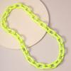 Женская цепочка на шею, модное красочное акриловое толстое ожерелье для женщин и мужчин, богемное пластиковое колье-воротник, ожерелье, ювелирные изделия, подарки